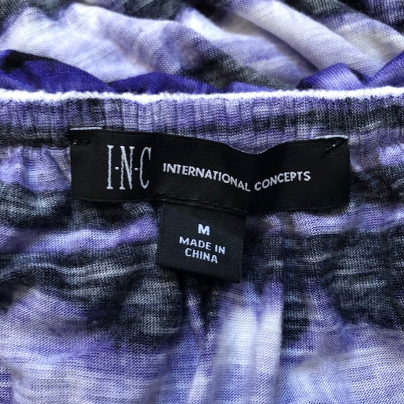 INC Ruffled Cold-Shoulder Top - Picture 8 of 8